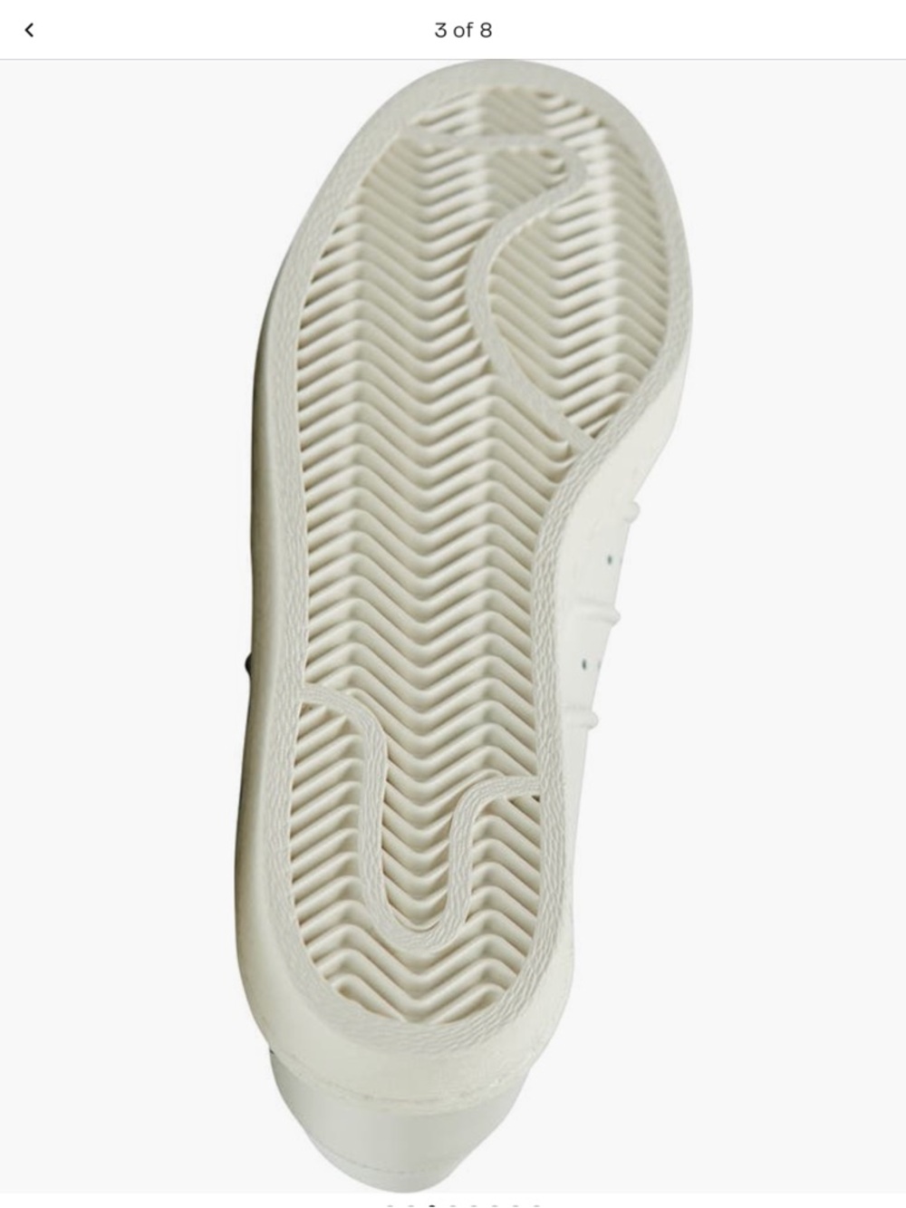 ADIDAS Y-3 SUPERSTAR Yohji Yamamoto White Leather Low-Top Sneakers Size 7 - Picture 7 of 11